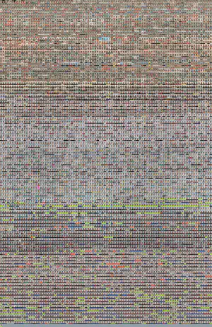 grid of all 8892 selfies photos of JK from 1998 Oct 1 to 2023 Sep 30