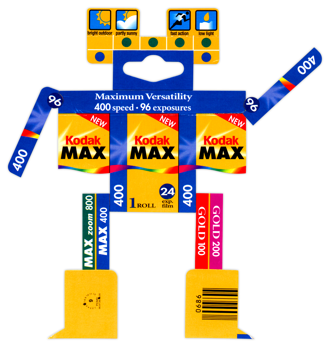 Kodak Max 400 Film BoxBot 