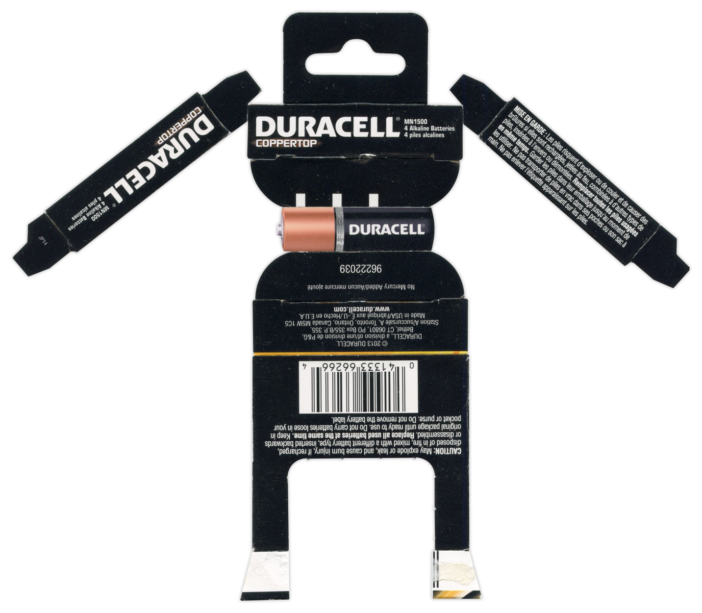 Duracell AA Batteries BoxBot 