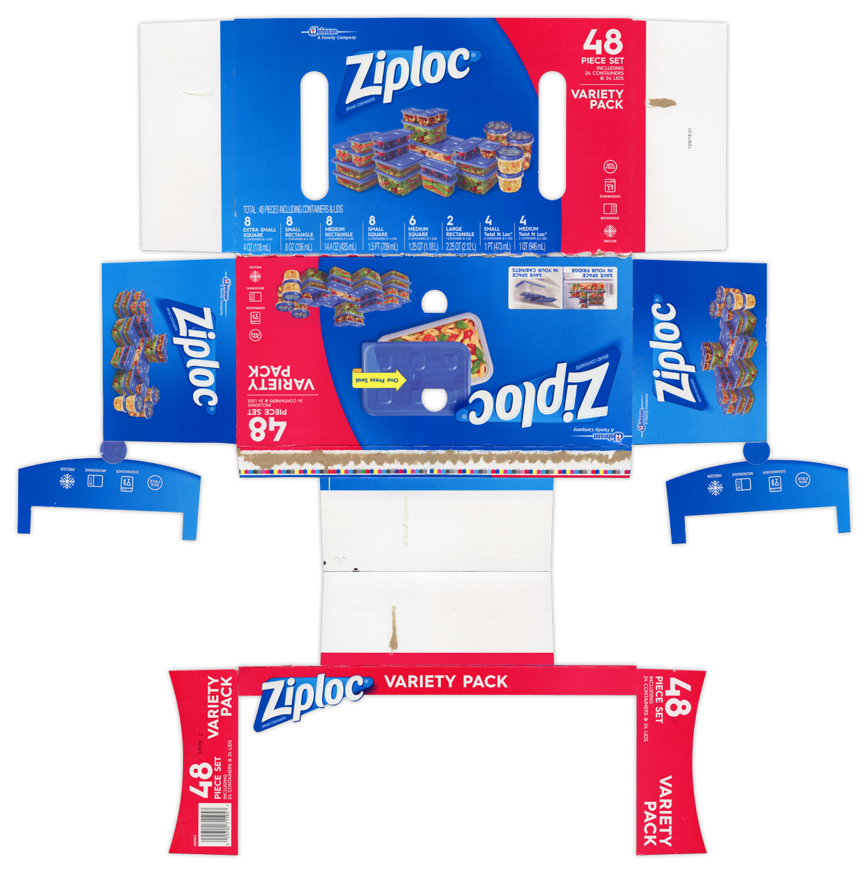 Ziploc (48 Pack) BoxBot 