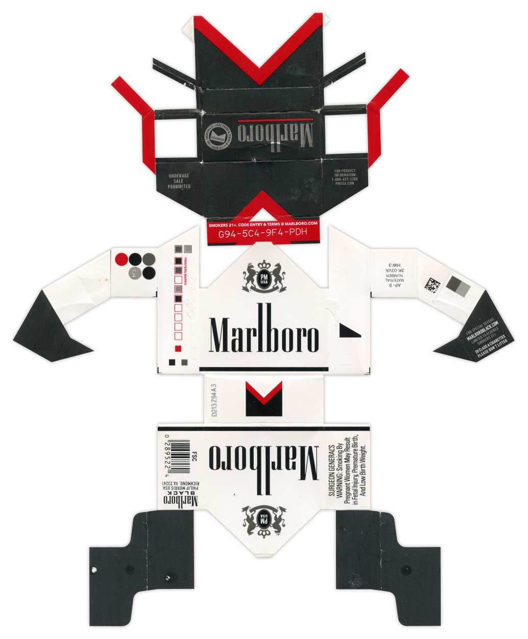 Marlboro Black Cigarettes BoxBot 