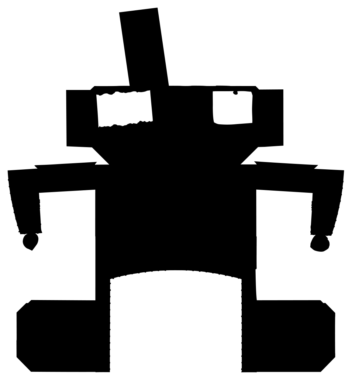 Hanuta Hazelnut Sticks (10 pack) BoxBot silhouette
