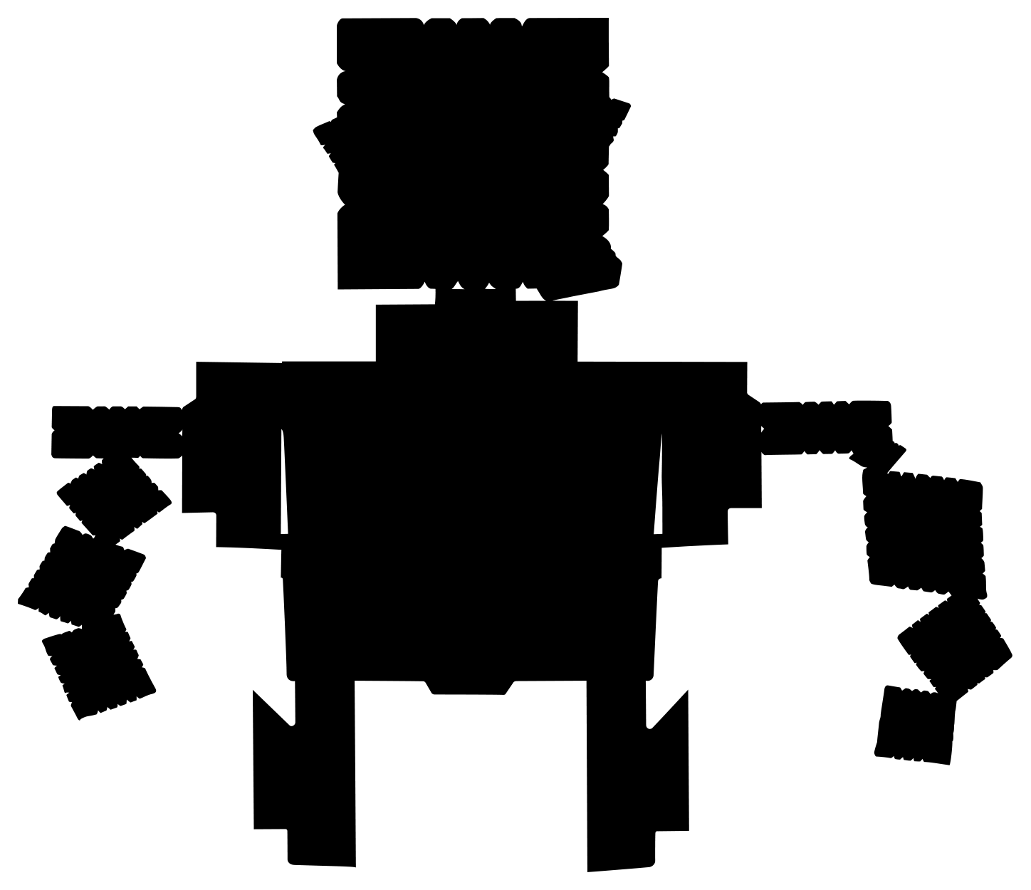 Cheez-It Family Size BoxBot silhouette